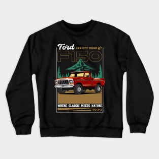 Retro F150 Pickup Car Crewneck Sweatshirt